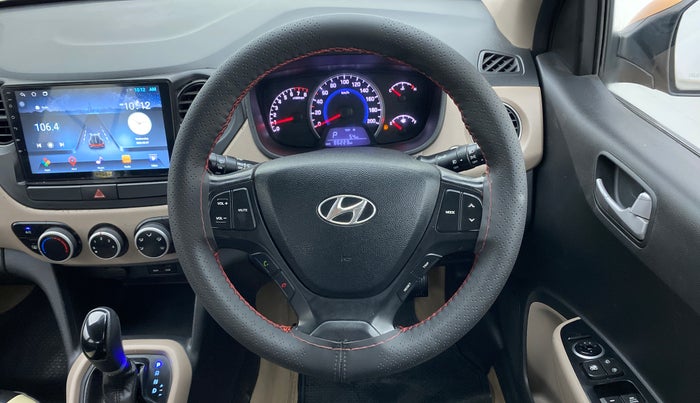 2014 Hyundai Grand i10 ASTA AT 1.2 KAPPA VTVT, Petrol, Automatic, 86,318 km, Steering Wheel Close Up