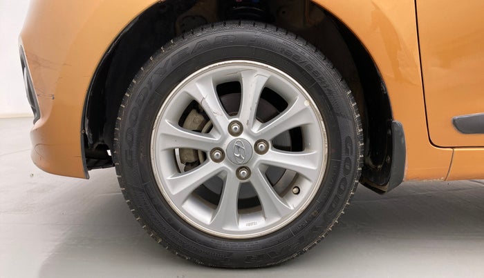 2014 Hyundai Grand i10 ASTA AT 1.2 KAPPA VTVT, Petrol, Automatic, 86,318 km, Left Front Wheel