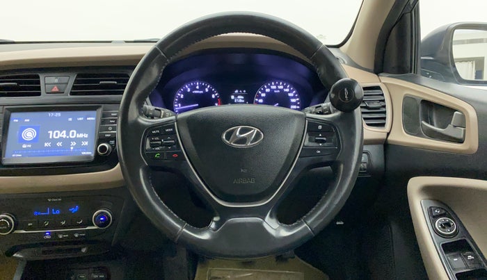 2017 Hyundai Elite i20 ASTA 1.2 (O), CNG, Manual, 99,507 km, Steering Wheel Close Up