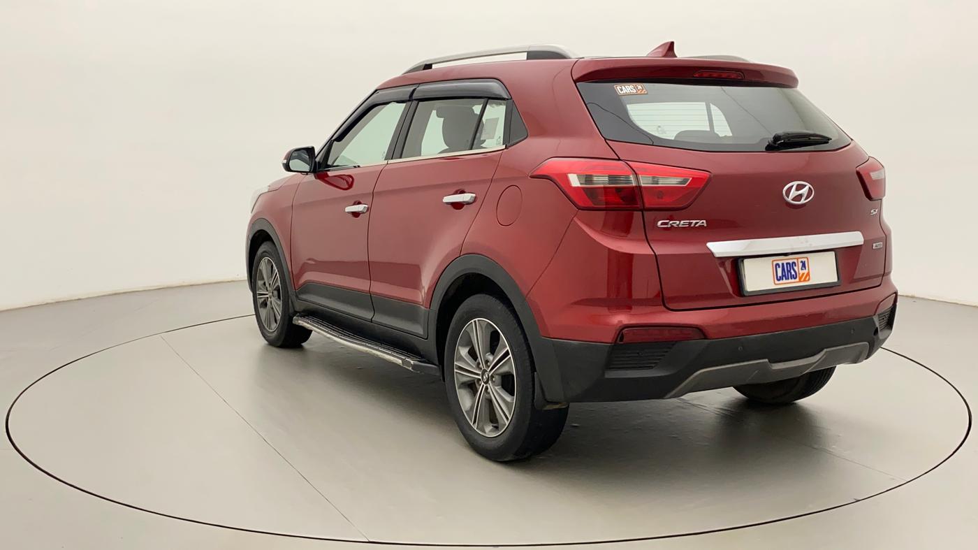 2018 Hyundai Creta SX PLUS AT 1.6 PETROL, Petrol, Automatic, 91,950 km, Left Back Diagonal
