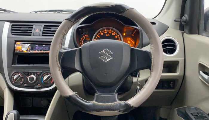 2014 Maruti Celerio VXI AMT, Petrol, Automatic, 54,461 km, Steering Wheel Close Up