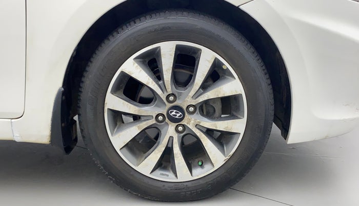 2014 Hyundai Verna FLUIDIC 1.6 VTVT SX OPT, Petrol, Manual, 1,09,252 km, Right Front Wheel