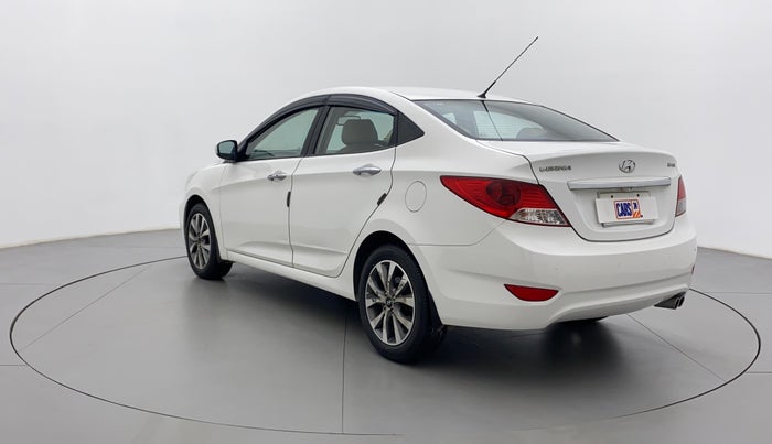 2014 Hyundai Verna FLUIDIC 1.6 VTVT SX OPT, Petrol, Manual, 1,09,252 km, Left Back Diagonal