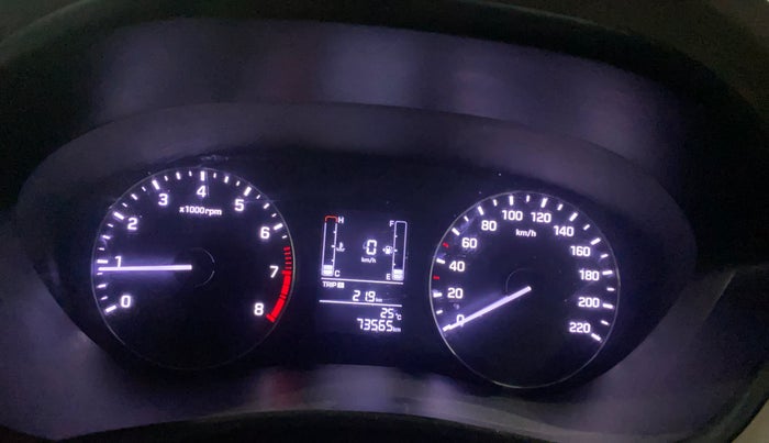 2016 Hyundai Elite i20 MAGNA 1.2, Petrol, Manual, 73,544 km, Odometer Image