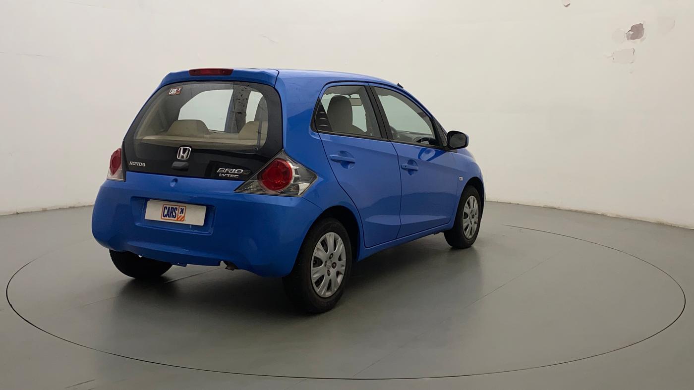 2012 Honda Brio S MT, Petrol, Manual, 31,897 km, Right Back Diagonal