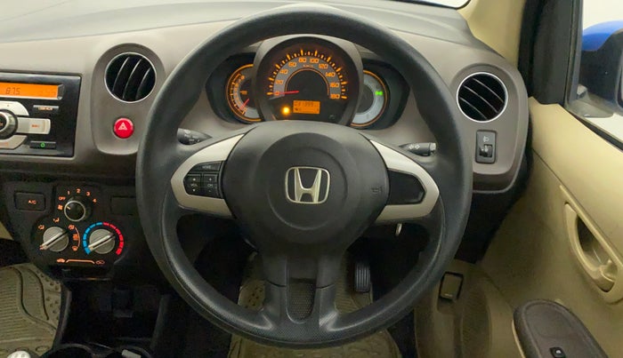 2012 Honda Brio S MT, Petrol, Manual, 31,897 km, Steering Wheel Close Up