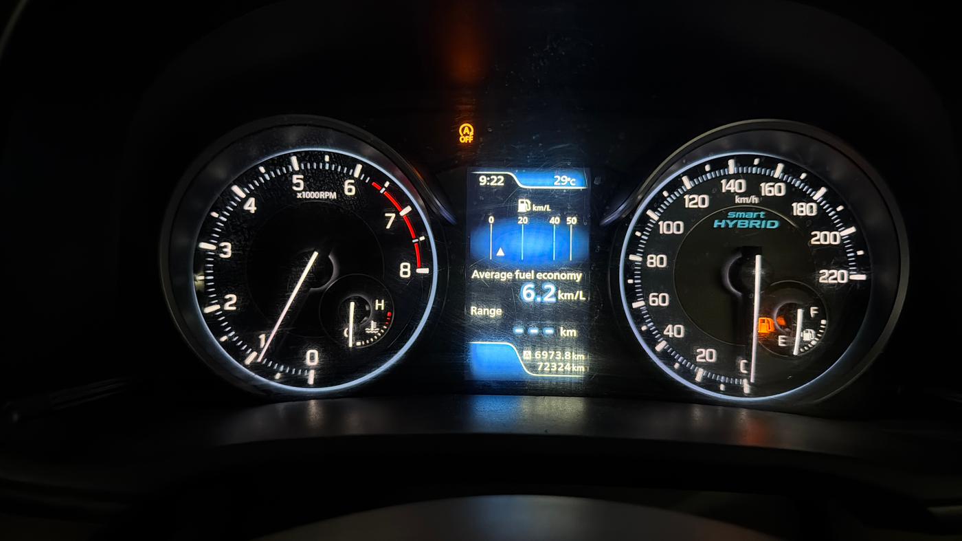 2019 Maruti Ertiga ZXI+ SHVS, Petrol, Manual, 72,312 km, Odometer Image