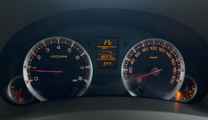 2016 Maruti Ertiga ZXI, Petrol, Manual, 86,966 km, Odometer Image
