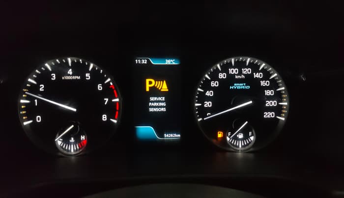 2022 Maruti BREZZA ZXI + SMART HYBRID, Petrol, Manual, 54,250 km, Odometer Image