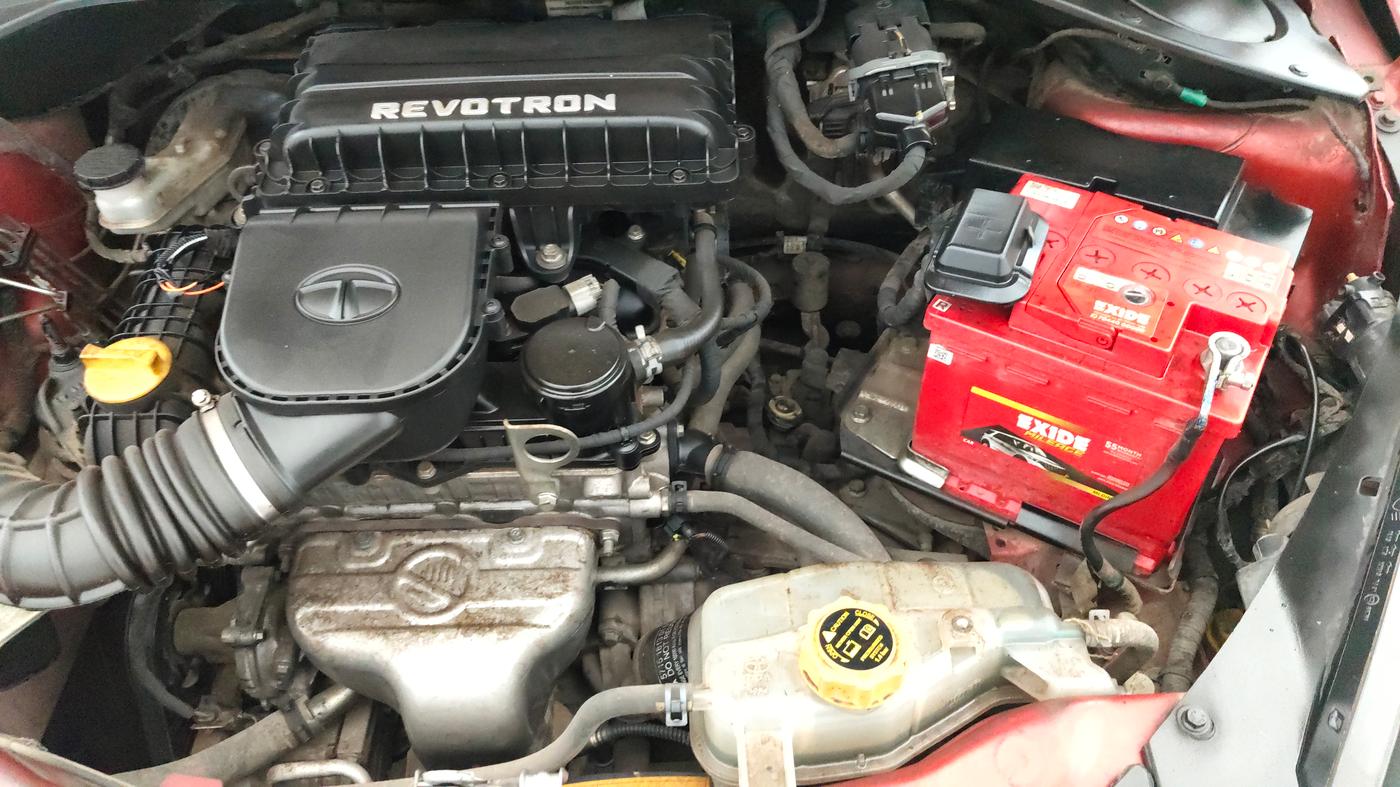 2017 Tata TIGOR XZ PETROL, Petrol, Manual, 47,979 km, Engine View - Left