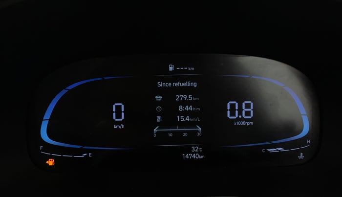 2024 Hyundai EXTER SX (O) Connect 1.2 MT Knight Edition Dual Tone, Petrol, Manual, 14,737 km, Odometer Image