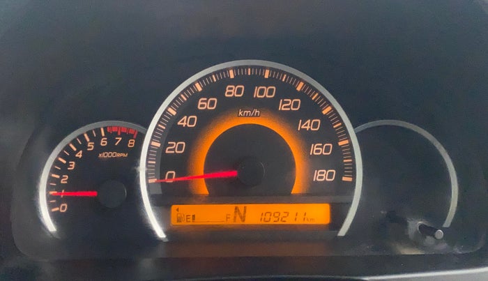 2016 Maruti Wagon R 1.0 VXI AMT, Petrol, Automatic, 1,09,211 km, Odometer Image