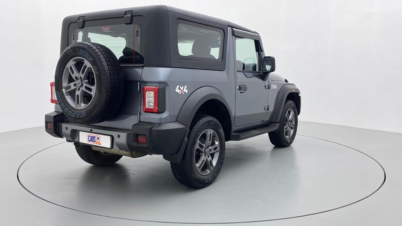 2021 Mahindra Thar LX PETROL HT 4WD AT, Petrol, Automatic, 7,530 km, Right Back Diagonal