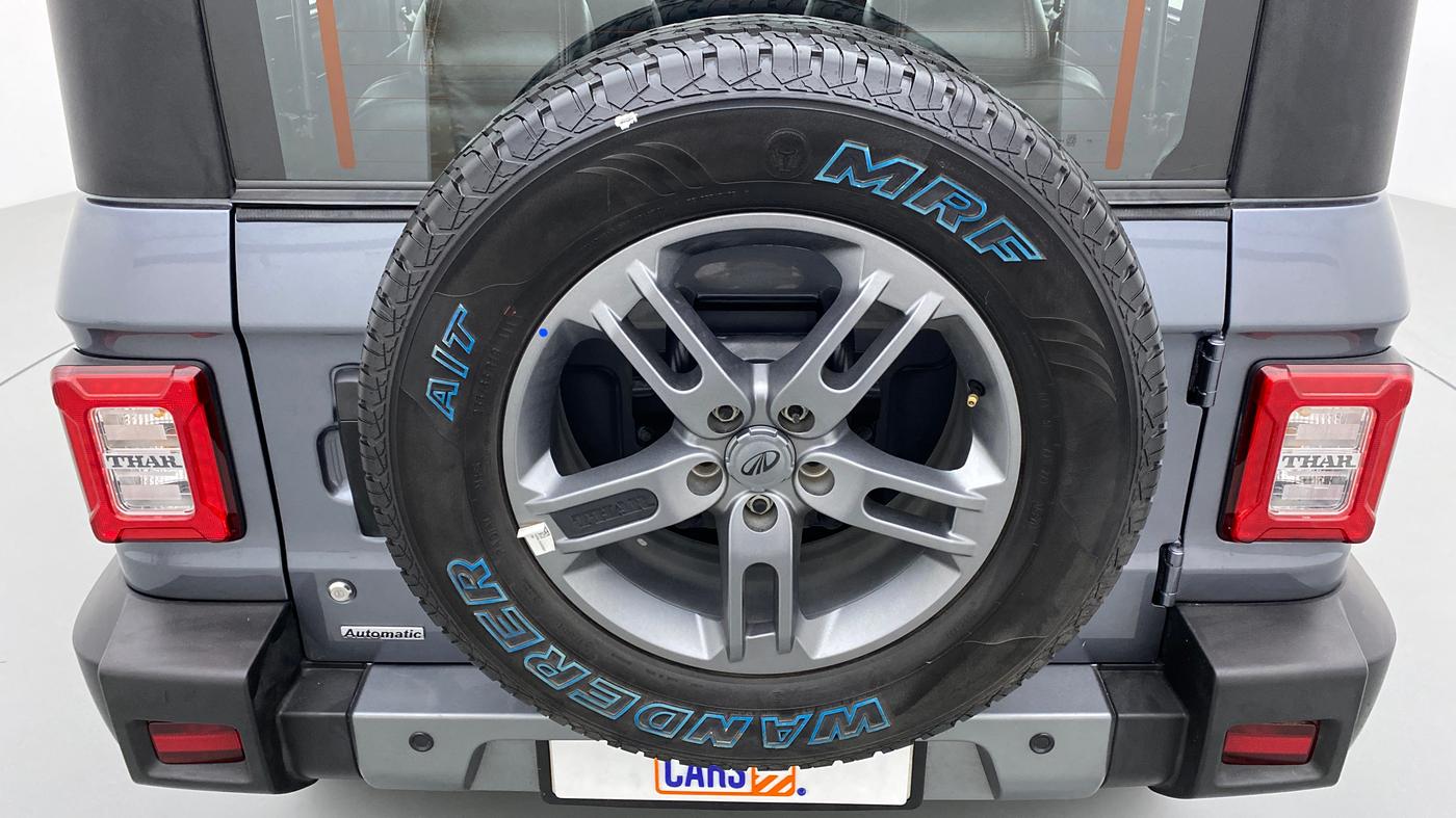 2021 Mahindra Thar LX PETROL HT 4WD AT, Petrol, Automatic, 7,530 km, Spare Tyre