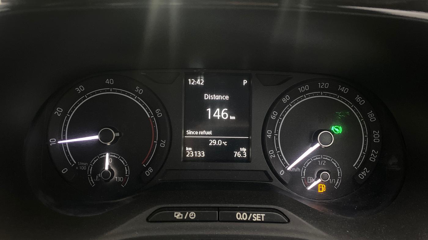 2022 Skoda SLAVIA AMBITION 1.0L TSI AT, Petrol, Automatic, 23,133 km, Odometer Image