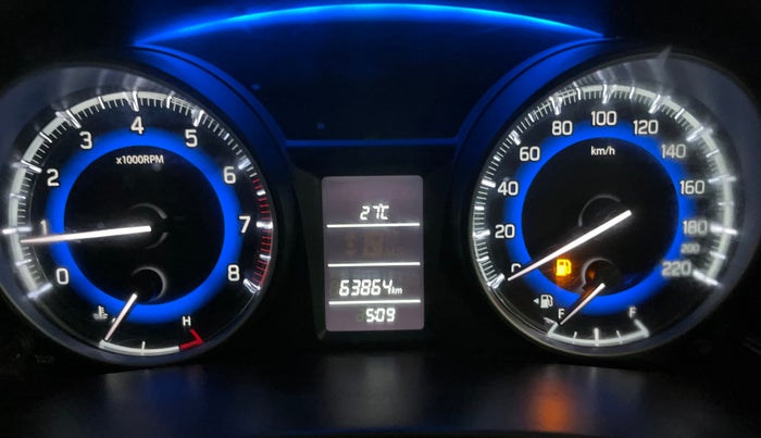 2019 Maruti Baleno DELTA PETROL 1.2, CNG, Manual, 63,813 km, Odometer Image