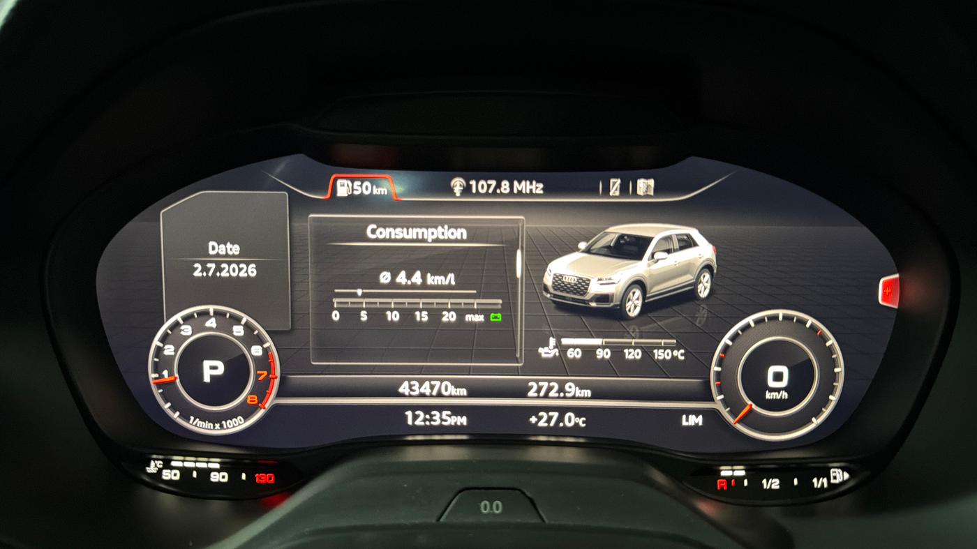 2020 Audi Q2 40 TFSI QUATRO PREMIUM, Petrol, Automatic, 43,460 km, Odometer Image