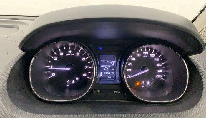 2018 Tata TIGOR XT PETROL, Petrol, Manual, 74,415 km, Odometer Image