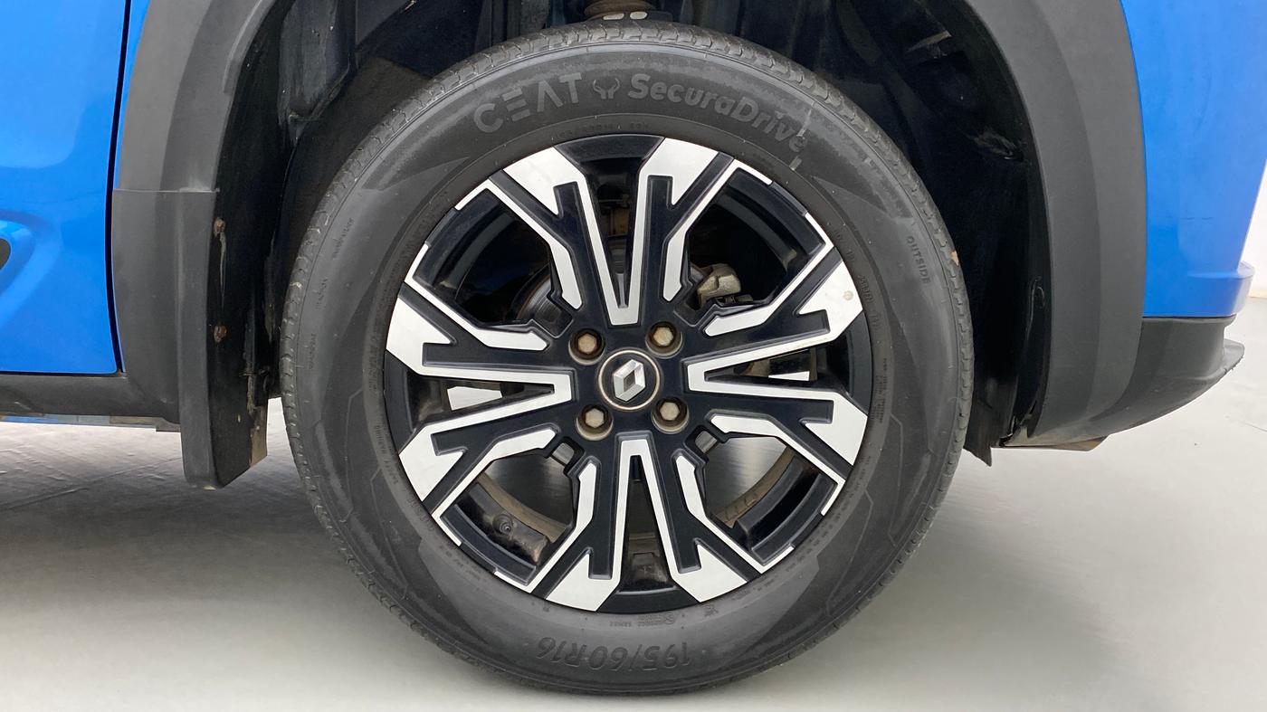 2021 Renault Kiger RXZ CVT 1.0 TURBO DUAL TONE, Petrol, Automatic, 16,318 km, Right Front Wheel