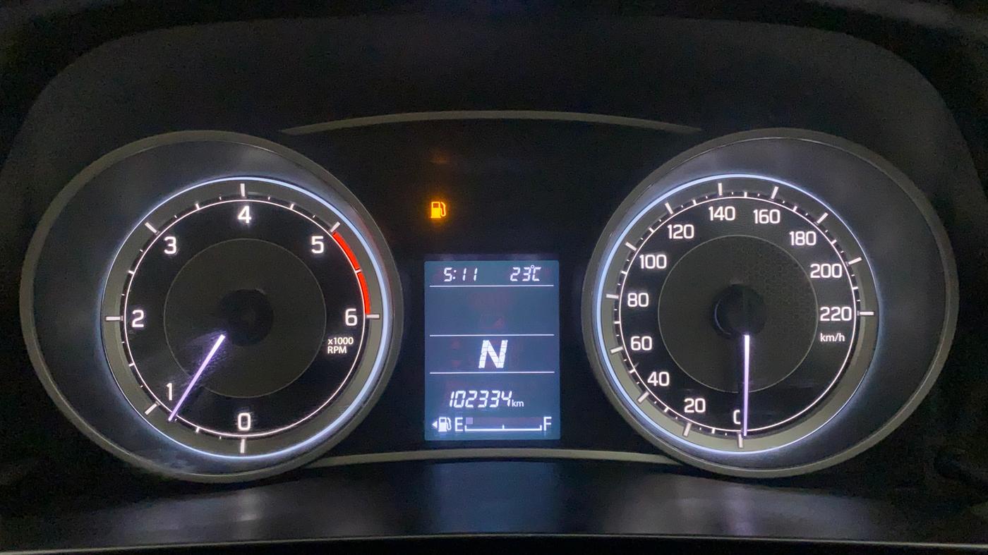 2018 Maruti Dzire ZDI PLUS AMT, Diesel, Automatic, 1,02,334 km, Odometer Image