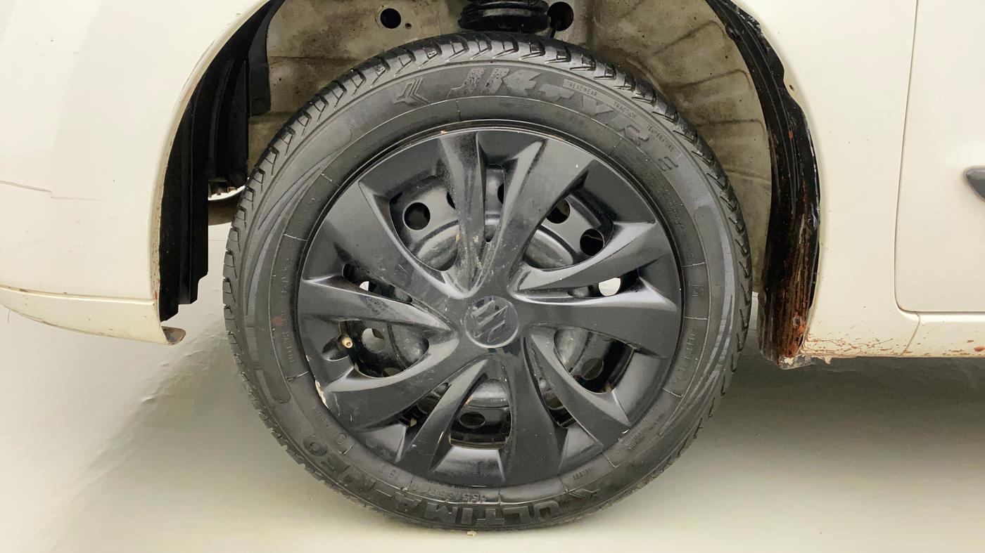 2012 Maruti Wagon R 1.0 VXI, Petrol, Manual, 89,829 km, Left Front Wheel