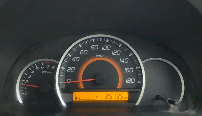 2012 Maruti Wagon R 1.0 VXI, Petrol, Manual, 89,829 km, Odometer Image