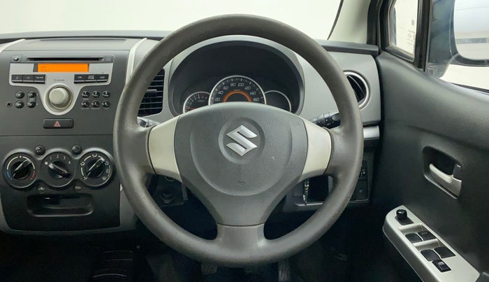 2012 Maruti Wagon R 1.0 VXI, Petrol, Manual, 89,829 km, Steering Wheel Close Up