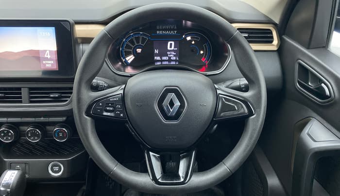 2021 Renault Kiger RXT 1.0 AMT DUAL TONE , Petrol, Automatic, 4,545 km, Steering Wheel Close Up