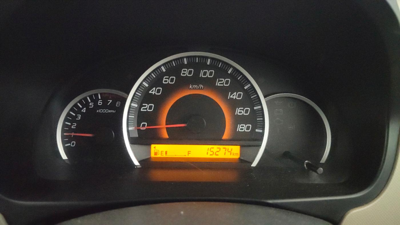 2015 Maruti Wagon R 1.0 VXI, Petrol, Manual, 15,274 km, Odometer Image
