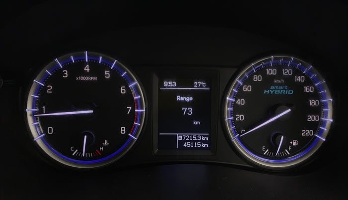2020 Maruti S Cross ZETA 1.5, Petrol, Manual, 45,112 km, Odometer Image