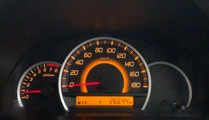 2013 Maruti Wagon R 1.0 VXI, Petrol, Manual, 26,924 km, Odometer Image