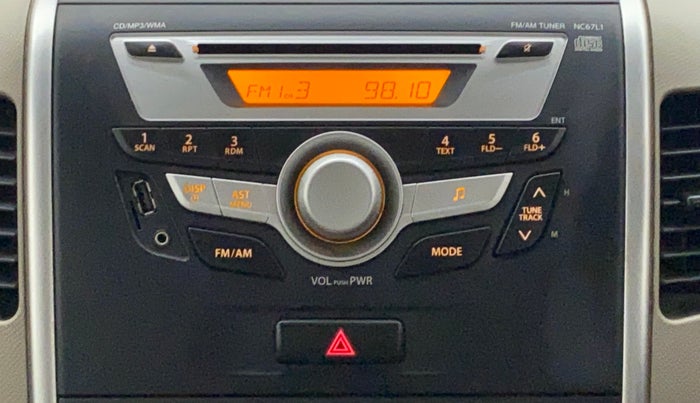 2013 Maruti Wagon R 1.0 VXI, Petrol, Manual, 26,924 km, Infotainment System
