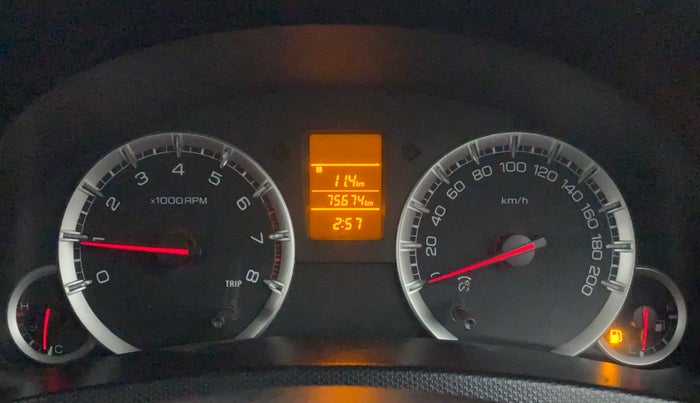 2011 Maruti Swift VXI, Petrol, Manual, 75,674 km, Odometer Image