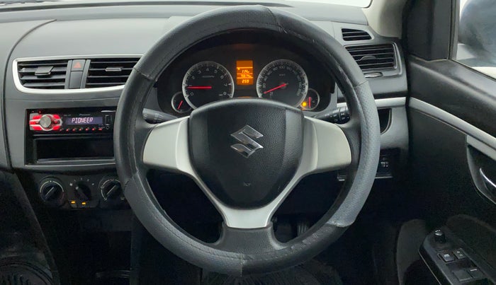 2011 Maruti Swift VXI, Petrol, Manual, 75,674 km, Steering Wheel Close Up
