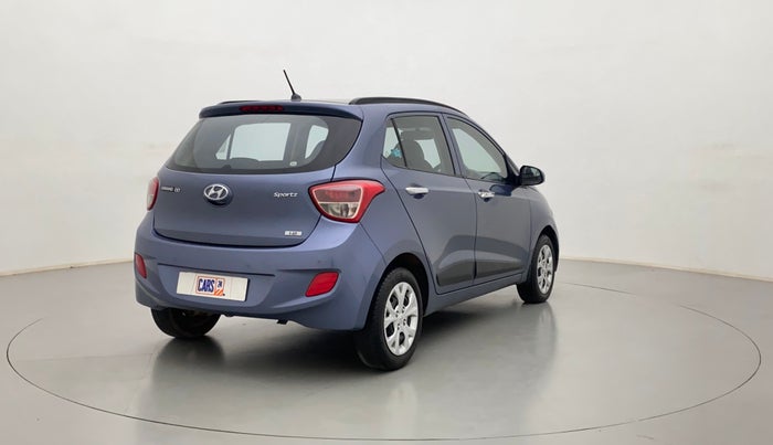 2014 Hyundai Grand i10 SPORTZ 1.2 KAPPA VTVT, Petrol, Manual, 68,474 km, Right Back Diagonal