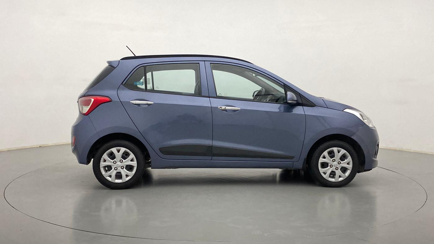 2014 Hyundai Grand i10 SPORTZ 1.2 KAPPA VTVT, Petrol, Manual, 68,474 km, Right Side View