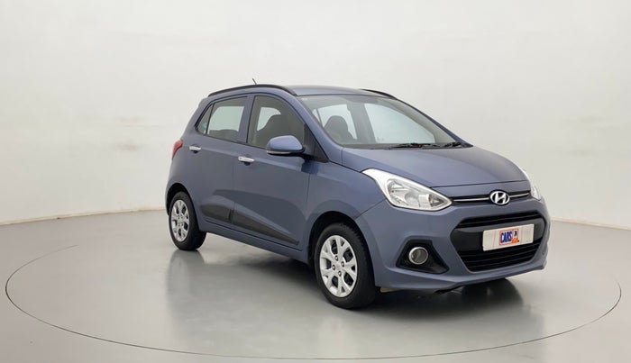 2014 Hyundai Grand i10 SPORTZ 1.2 KAPPA VTVT, Petrol, Manual, 68,474 km, Right Front Diagonal
