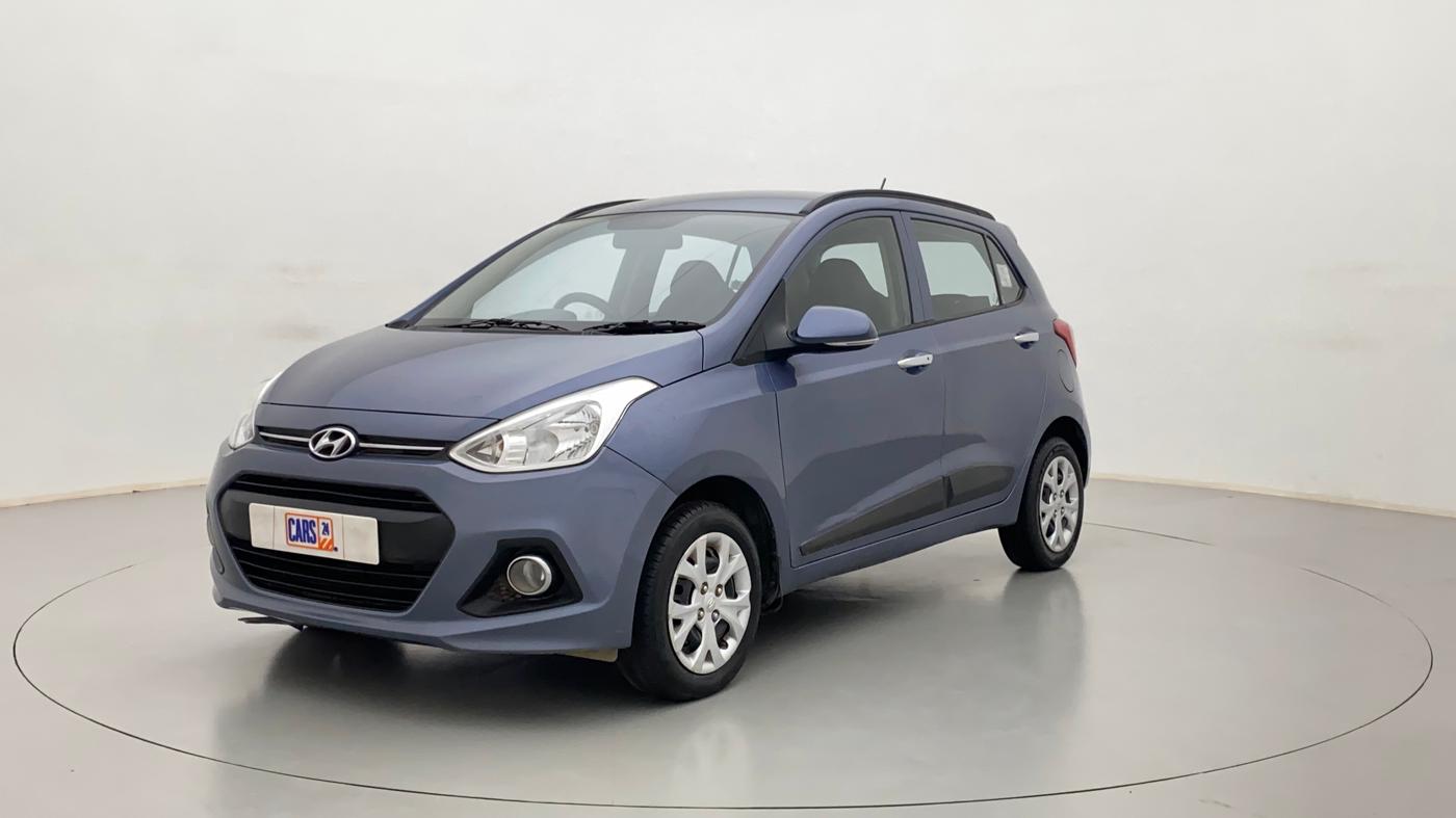 2014 Hyundai Grand i10 SPORTZ 1.2 KAPPA VTVT, Petrol, Manual, 68,474 km, Left Front Diagonal