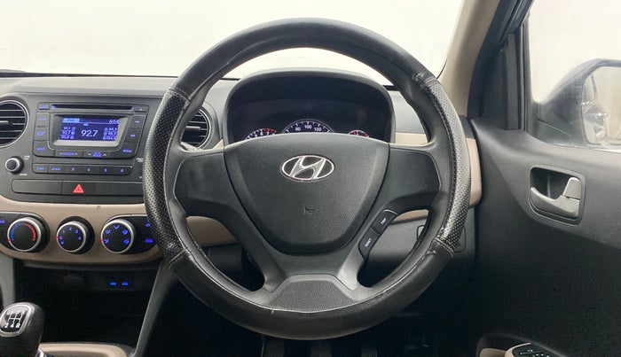 2014 Hyundai Grand i10 SPORTZ 1.2 KAPPA VTVT, Petrol, Manual, 68,474 km, Steering Wheel Close Up