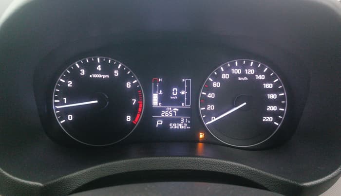 2017 Hyundai Creta SX PLUS AT 1.6 PETROL, Petrol, Automatic, 59,262 km, Odometer Image