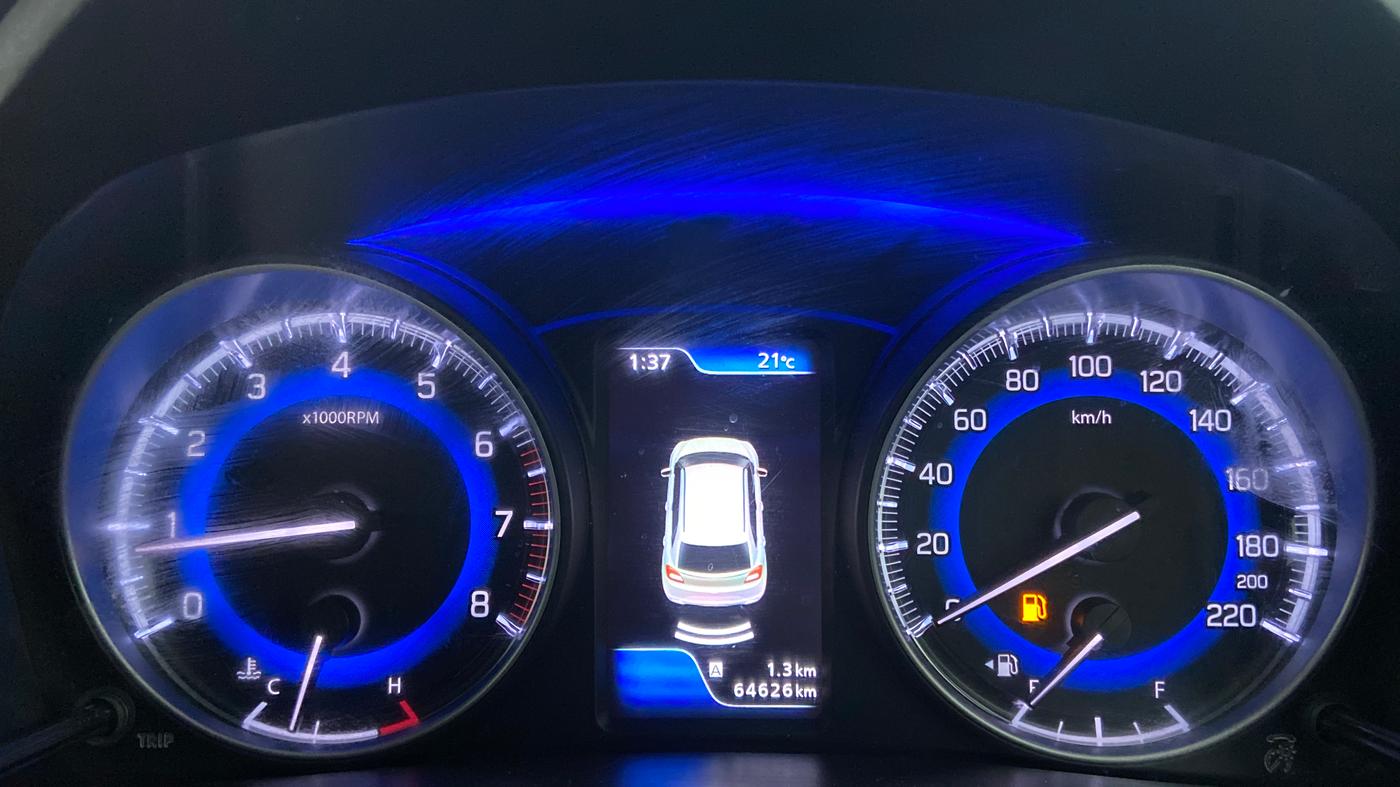2019 Toyota Glanza V, Petrol, Manual, 64,625 km, Odometer Image