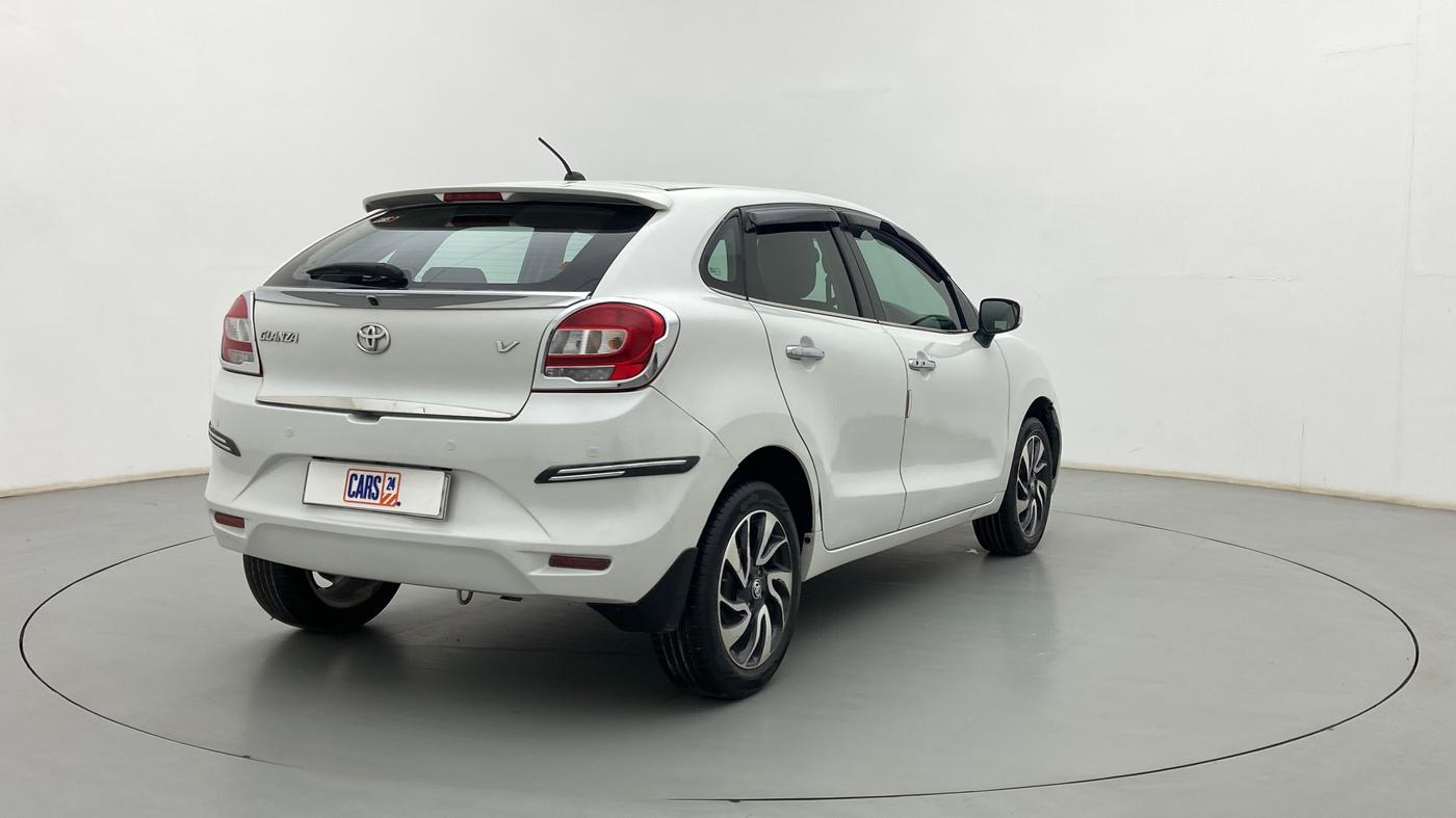 2019 Toyota Glanza V, Petrol, Manual, 64,625 km, Right Back Diagonal