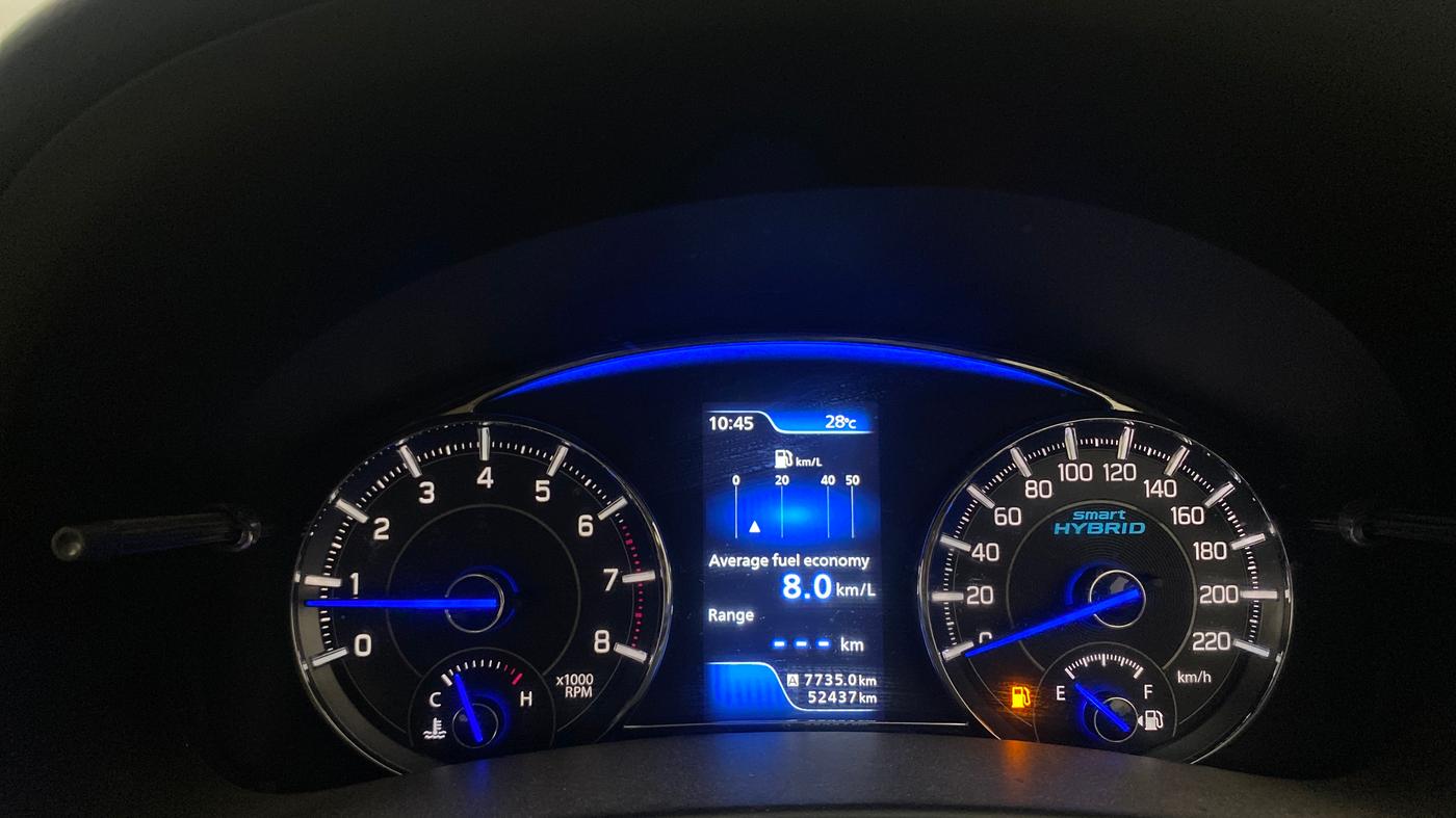 2019 Maruti Ciaz ALPHA 1.5 SHVS PETROL, Petrol, Manual, 52,412 km, Odometer Image