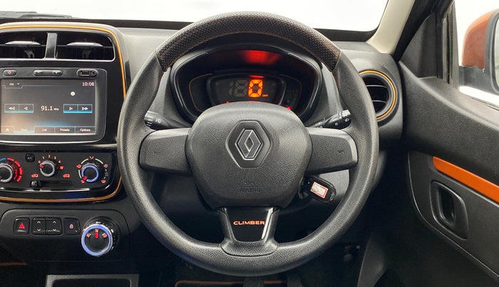 2017 Renault Kwid CLIMBER 1.0 AT, Petrol, Automatic, 60,673 km, Steering Wheel Close Up
