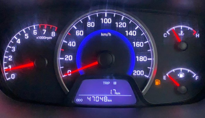 2015 Hyundai Grand i10 SPORTZ 1.2 KAPPA VTVT, Petrol, Manual, 47,048 km, Odometer Image