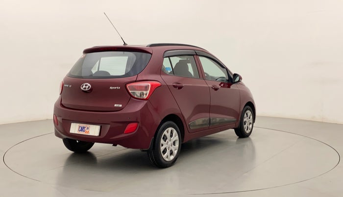 2015 Hyundai Grand i10 SPORTZ 1.2 KAPPA VTVT, Petrol, Manual, 47,048 km, Right Back Diagonal