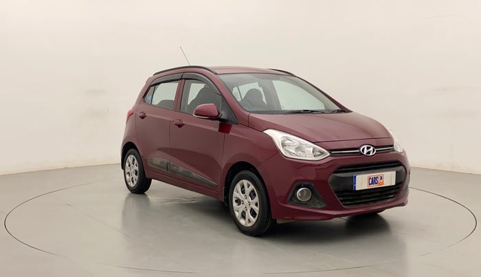 2015 Hyundai Grand i10 SPORTZ 1.2 KAPPA VTVT, Petrol, Manual, 47,048 km, Right Front Diagonal