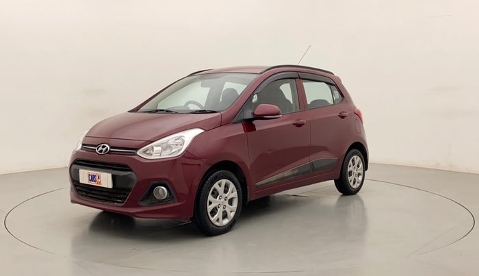 2015 Hyundai Grand i10 SPORTZ 1.2 KAPPA VTVT, Petrol, Manual, 47,048 km, Left Front Diagonal