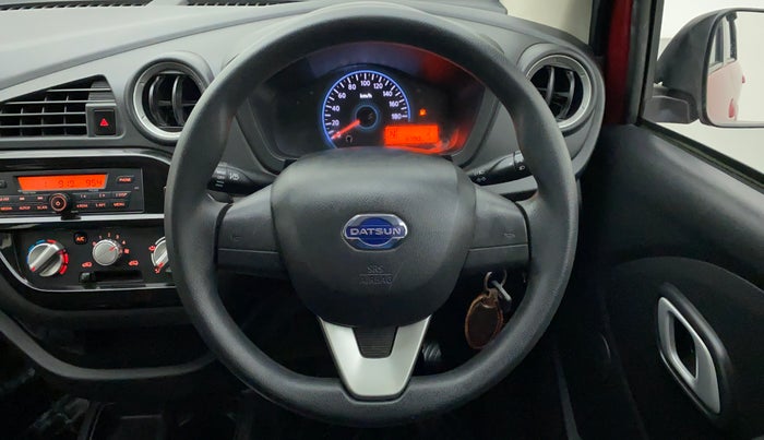 2018 Datsun Redi Go S 1.0 AMT, Petrol, Automatic, 8,790 km, Steering Wheel Close Up