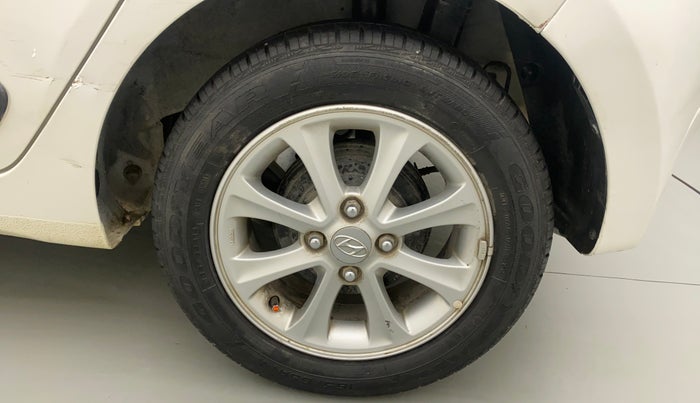 2014 Hyundai Grand i10 ASTA AT 1.2 KAPPA VTVT, Petrol, Automatic, 19,375 km, Left Rear Wheel